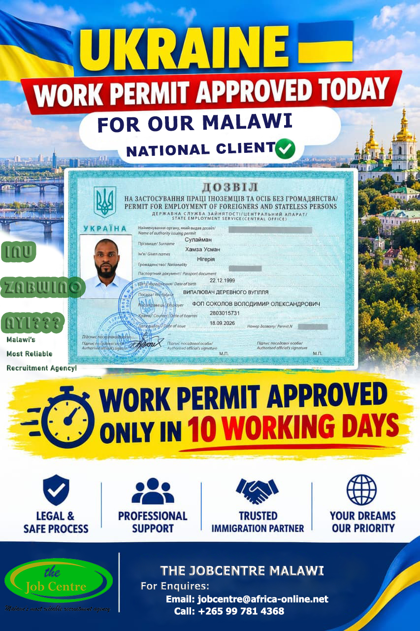 UKRAINE WORK PERMIT APPROVED!